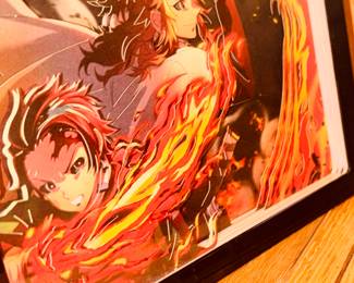 Japanese Anime 3d poster (small)