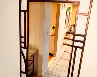 Modern Mackintosh-style mirror