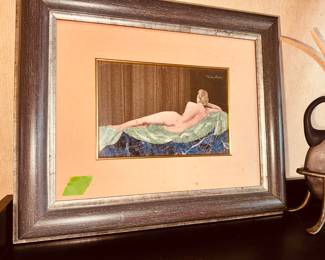 lovely Nude reclining signed Marco Tacconi