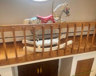 Rocking Horse.. google says maybe Diana's Large Carousel Rocking Horse by S&S Woodcarvers of CA.. very sweet!