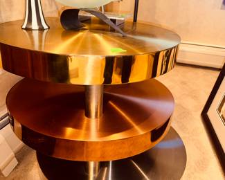 Lorin Marsh American High rolling swiveling cocktail table (oh my.. Newel.com has this up for $9K go figure)