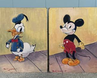 Mickey Mouse & Donald Duck Pictures on Board