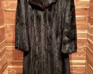 Vintage Genuine Fur Full Length Coat
