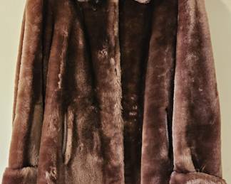 Mouton Fur Short Coat from Koslow's of Fort Worth