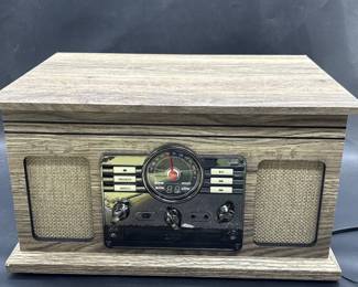Victrola Turntable, CD Player, & FM Radio