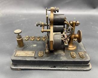 Antique Telegraph Relay, W.U. Tel Co. Neutral 7-C