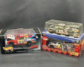 (3) NASCAR: Mattel Hot Wheels Racing, 1:24 Scale