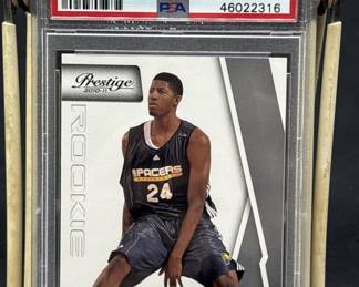 2010 Panini Prestige #160 Paul George Rookie, PSA9