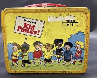 Vintage 1973 Wee Pals Kid Power! Lunchbox