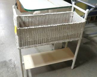 Nice Victorian wicker planter.