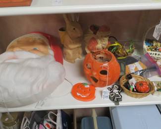 Vintage holiday items.