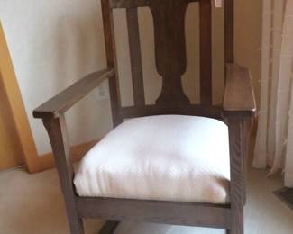 Mission rocking chair.