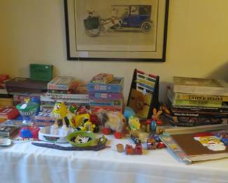 Games and other fun items.