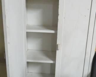 Nice vintage white cabinet.