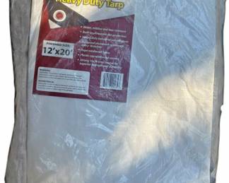 NEW Sigman 12 x 20 White Heavy Duty Tarp