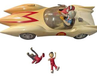Vintage Speed Racer Mach 5 Play Set Car