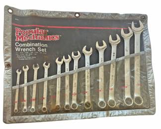 Popular Mechanics Combination Wrench Set