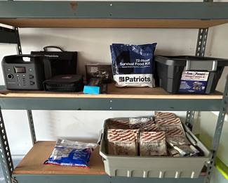 Patriot food supplies and mini generator/ electric power supply