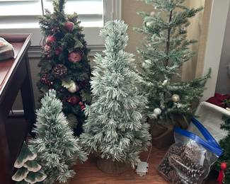 Christmas and Fall decorations.