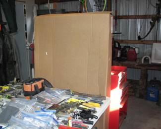 box has a new shower pan in it