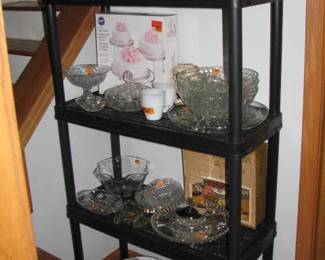 glass serving pieces