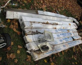 several new porch columns