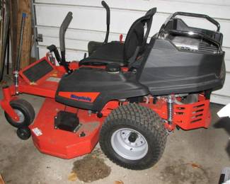 Simplicity zero turn, has 58 hours on it, excellent condition. Believe it is a 2022
