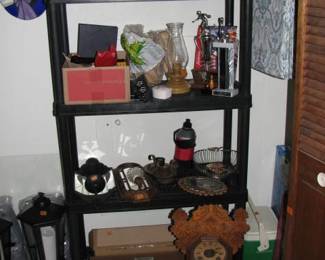 decorative items, gingerbread clock on floor