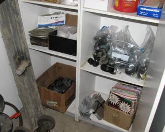 many woodworking books, casters and more