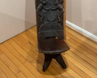 Antique West African Birthing Chair