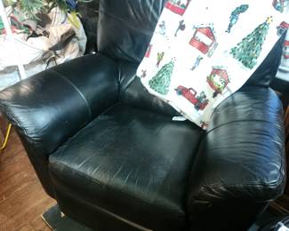 Black Leather Recliner