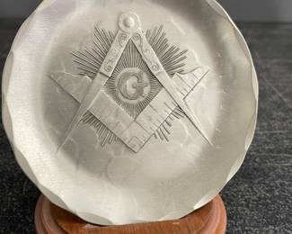 MASONIC PEWTER