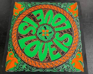 1967 BLACKLIGHT POSTER PANDORA