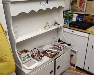 hutch in kitchen today's price.  $18.00