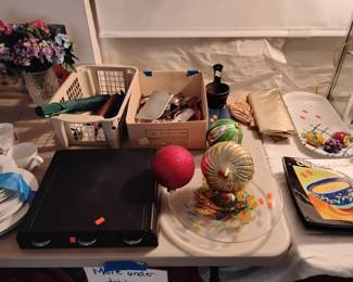 We still have the living room for sale at $2.00 an items - then free at starting at 12:30pm.  Excluding folding tables