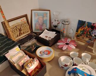 We still have the living room for sale at $2.00 an items - then free at starting at 12:30pm.  Excluding folding tables