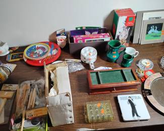 We still have the living room for sale at $2.00 an items - then free at starting at 12:30pm.  Excluding folding tables