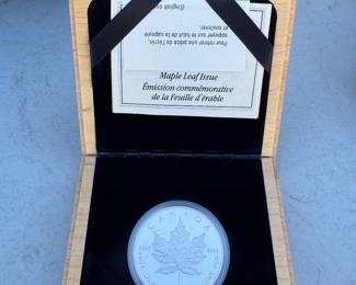 Maple Leaf Silver Dollar 1989