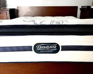 Queen size mattress with platform bed