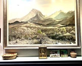 Original painting, Big Bend, TX