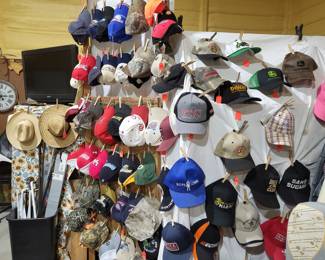 Caps, Trucker hats, camo caps, Astro caps, UofH Caps, OU, Caps, California Davis Cap, Marine Cap, Brand Caps... most never worn more than the moment they were received.