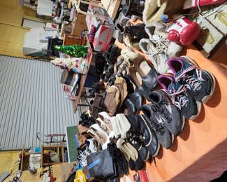 Shoes - some never worn on dirt. 