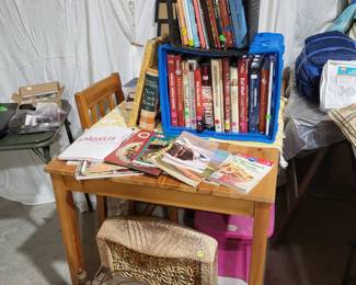 Cook books, craft books 