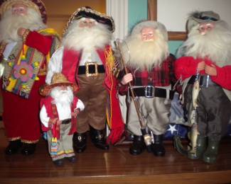 Collector Santas by Karen Didion