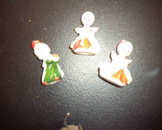 Vintage Christmas tiny figurines