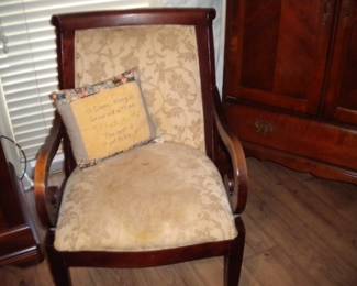 Antique chair needs upholstery