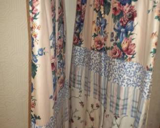 Double window pair of lovely vintage drapes