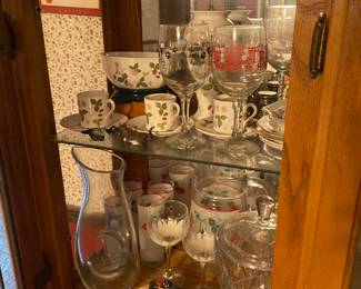 Lots and lots of glassware 