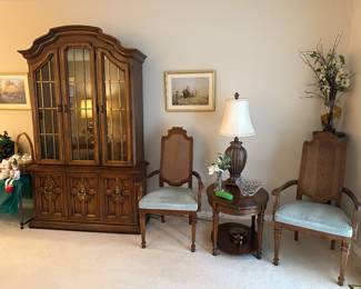 Victorian style armchairs