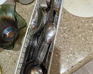 Vintage stainless flatware set